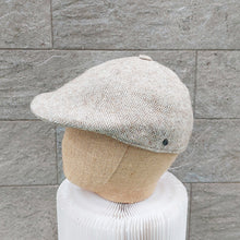 Load image into Gallery viewer, Doria/Yellow Stripe Flat Cap - OBEIOBEI