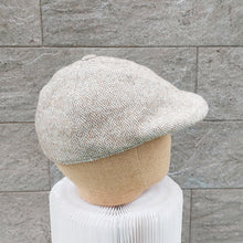 Load image into Gallery viewer, Doria/Yellow Stripe Flat Cap - OBEIOBEI