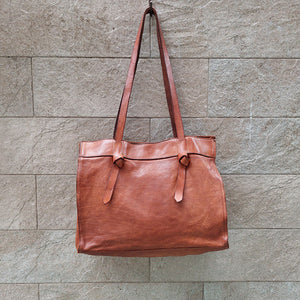 Campomaggi/Cognac Tote Bag - OBEIOBEI