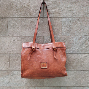 Campomaggi/Cognac Tote Bag - OBEIOBEI