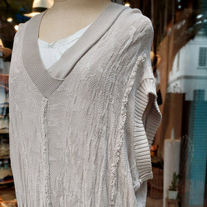 義大利設計師品牌/Grey Sleeveless Dress - OBEIOBEI
