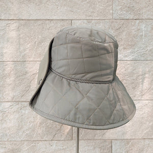 Doria/Military Green Quilted Hat - OBEIOBEI