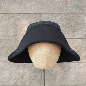 Doria/Black Quilted Hat - OBEIOBEI