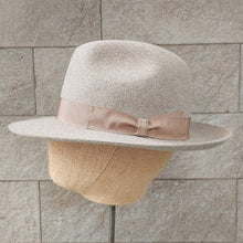 Load image into Gallery viewer, Borsalino/Camel fedora hat(Wild brim) - OBEIOBEI