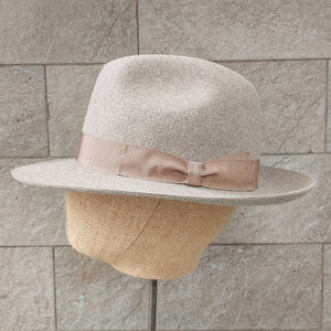 Borsalino/Camel fedora hat(Wild brim) - OBEIOBEI