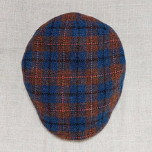 Load image into Gallery viewer, Borsalino/Blue-Orange Check Cap - OBEIOBEI