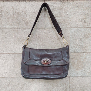 Campomaggi/Leather Shoulder Bag (Camel/Brown) - OBEIOBEI