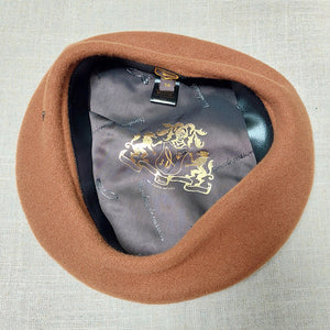 Doria/Wool Beret(Red/Caramel/Burgundy) - OBEIOBEI