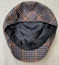 Load image into Gallery viewer, Borsalino/Brown Houndstooth Cap - OBEIOBEI