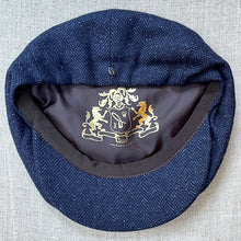 Load image into Gallery viewer, Doria/Navy Newsboy Cap - OBEIOBEI