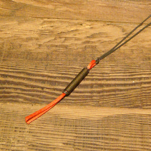 WHITEVALENTINE/Red thread long necklace - OBEIOBEI
