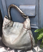 Load image into Gallery viewer, Numero 10/Super soft grey lambskin hobo - OBEIOBEI