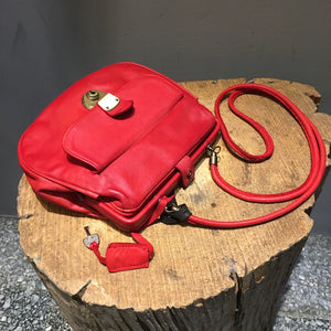 Christian Peau/Classic red frame shoulder bag - OBEIOBEI