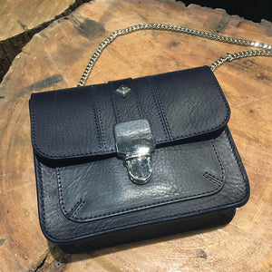 Herbert/Dark Blue mini shoulder bag - OBEIOBEI