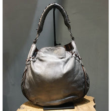 Load image into Gallery viewer, Numero 10/Super soft grey lambskin hobo - OBEIOBEI