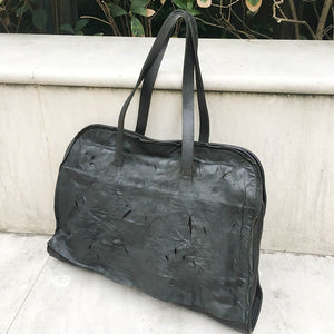 Daniele Basta/Black unisex tote bag - OBEIOBEI