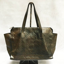 Load image into Gallery viewer, Numero 10/Dark brown dots stamp tote - OBEIOBEI