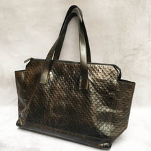 Load image into Gallery viewer, Numero 10/Dark brown dots stamp tote - OBEIOBEI