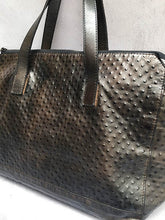 Load image into Gallery viewer, Numero 10/Dark brown dots stamp tote - OBEIOBEI