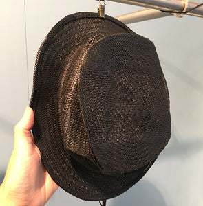 Move/Black woven top hat - OBEIOBEI