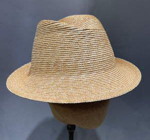 日本設計師草帽/Braided straw hat-Natural - OBEIOBEI