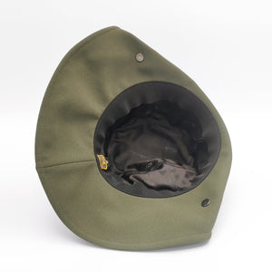 Doria/Military Green Quilted Hat - OBEIOBEI