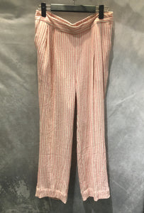 ITR/Cotton stripe pants-Pink - OBEIOBEI