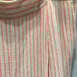 ITR/Cotton stripe pants-Pink - OBEIOBEI