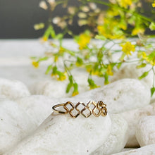 Load image into Gallery viewer, by Boe/Gold filled geometric ring - OBEIOBEI