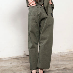 義大利設計師品牌/Slate Gray Trousers - OBEIOBEI