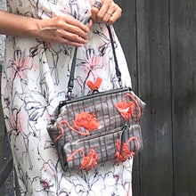 Load image into Gallery viewer, Jamin Puech/Orange grey sequin embroidery handbag - OBEIOBEI