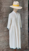Load image into Gallery viewer, ITR/Ivory Pleated Cotton Dress - OBEIOBEI