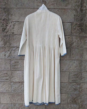 Load image into Gallery viewer, ITR/Ivory Pleated Cotton Dress - OBEIOBEI