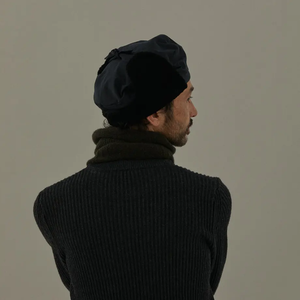 日本設計師帽款/Two-ways Aviator Hat (Black/Brown) - OBEIOBEI