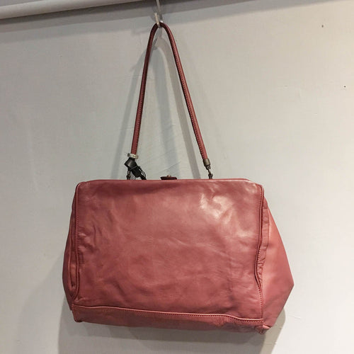 Christian Peau/Classic frame bag(Dark orange/Cameo brown) - OBEIOBEI