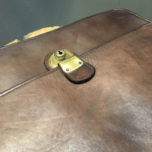 Christian Peau/Two-way dark brown handbag - OBEIOBEI
