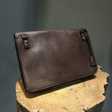 Load image into Gallery viewer, Christian Peau/Two-way dark brown handbag - OBEIOBEI