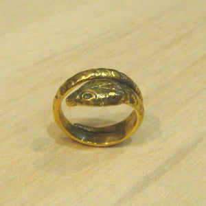 Cooperative de Creation/Brass Snake Ring - OBEIOBEI