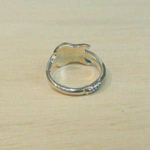 Cooperative de Creation/Silver Musical Instrument Ring - OBEIOBEI